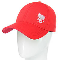 Красная бейсболка кепка Питбуль на липучке женская мужская