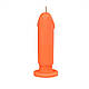 Свічка LOVE FLAME - Dildo S Orange Fluor, CPS04-ORANGE, фото 3