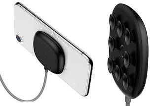 Бездротовий зарядний пристрій Baseus Suction Cup Wireless Charger WXXP-01 (Чорний), фото 3