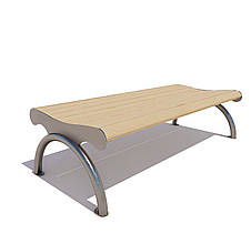 Лава Берлін Loft Classic 1200х710х460 мм. Лава в стилі ЛОФТ, Лава вулична з металу та дерева.