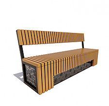 Лава Схід Loft Classic 2000х585х900 мм. Лава в стилі ЛОФТ, Лава вулична з металу та дерева.