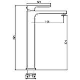 Змішувач для умивальника GAPPO G1017-2, білий/хром, фото 5