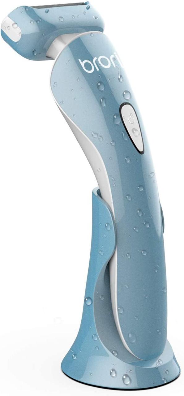 Brori Electric Lady Shaver - Жіноча бритва, Тример для бікіні для жінок, Акумуляторна, Водонепроникна, Бездротова зі світлодіодним