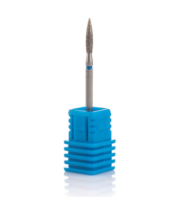 Фреза алмазна Nail Drill "Пламя" — 243 023LB діаметр 2,3 мм, синя