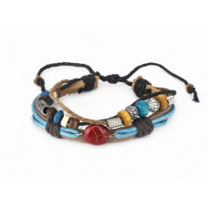 Браслет із натуральної шкіри літній, фото 1