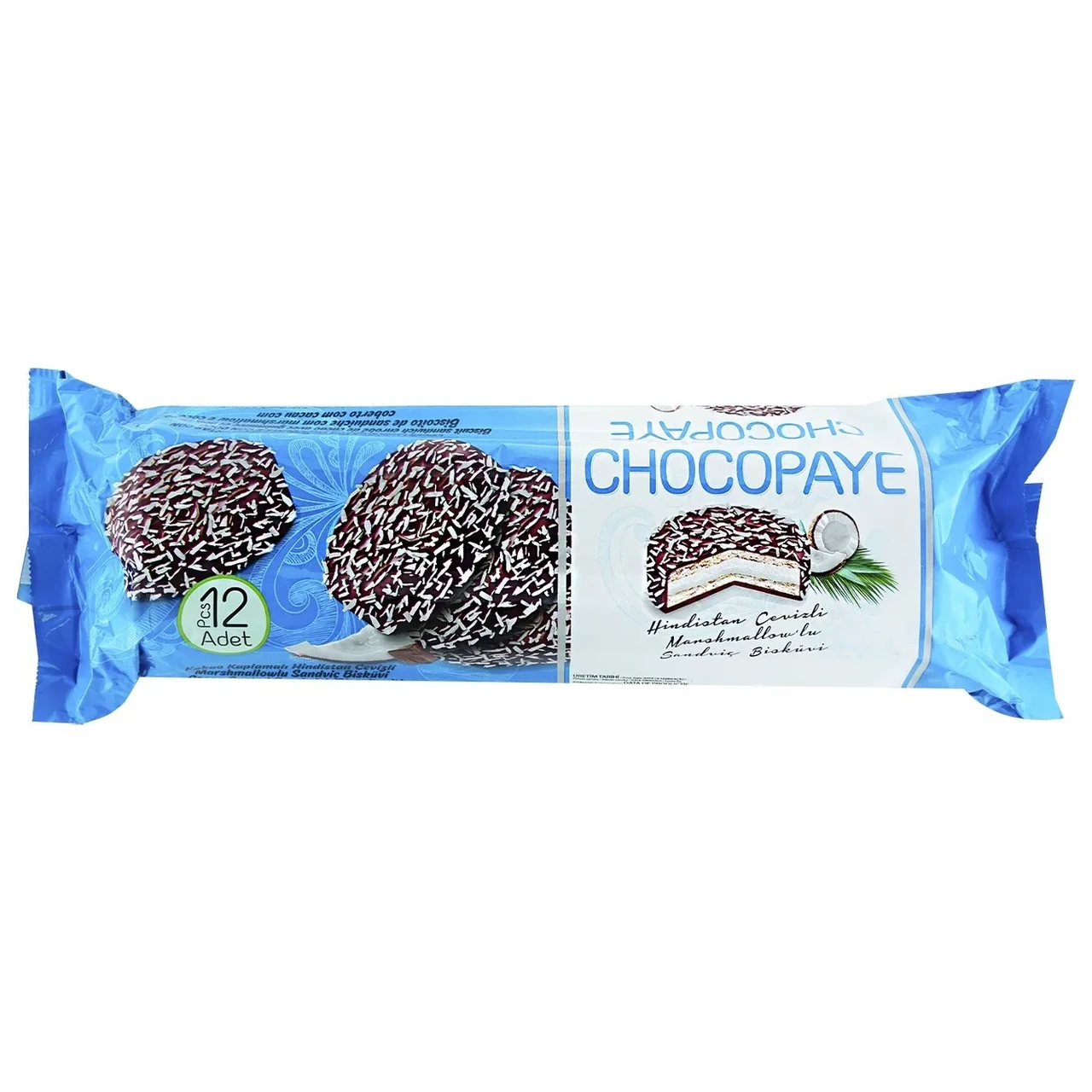 Печенье Chocopaye Marshmallows and Coconut 216g, фото 1