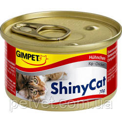 Консерви Gimpet Shiny Cat з куркою для котів 70 г.