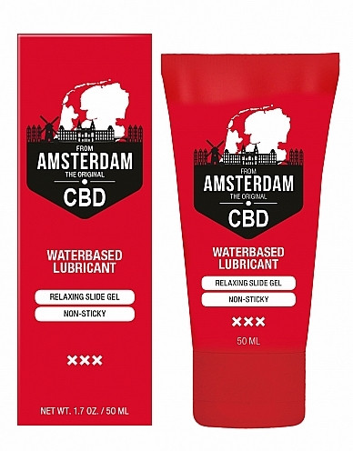 Вагінальний лубрикант Original CBD from Amsterdam-Waterbased Lubricant, 50 ml, фото 1