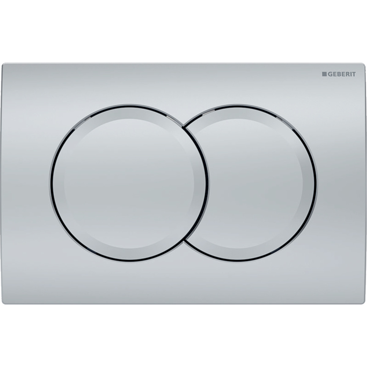 Кнопка зливу для інсталяції GEBERIT подвійна матована хром 145120 115.107.46.1, фото 1