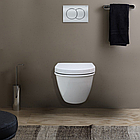 Кнопка зливу для інсталяції GEBERIT подвійна матована хром 145120 115.107.46.1, фото 3