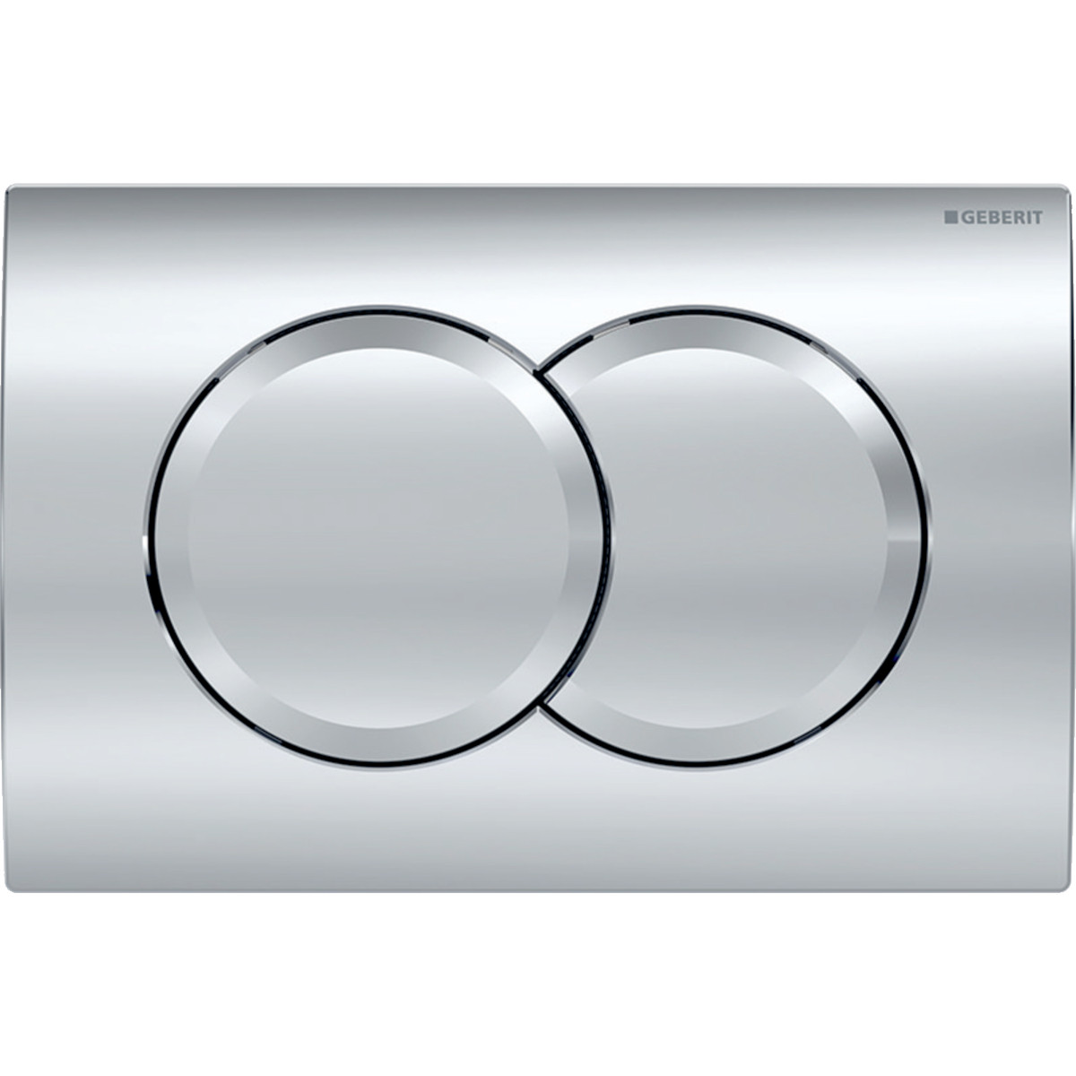 Кнопка зливу для інсталяції GEBERIT подвійна глянцева хром 145123 115.107.21.1, фото 1