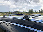 Поперечки Dacia Lodgy (c 2013--) WingCarrier V2 чорні. На інтегровані рейлінги, фото 8