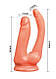 Жіночий анально-вагінальний страпон з вібрацією-Jessica, BW-022029, фото 6