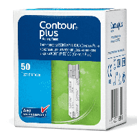 Тест-полоски CONTOUR PLUS (КОНТУР ПЛЮС), СМУЖКИ ДО ГЛЮКОМЕТРА, 50 ШТ