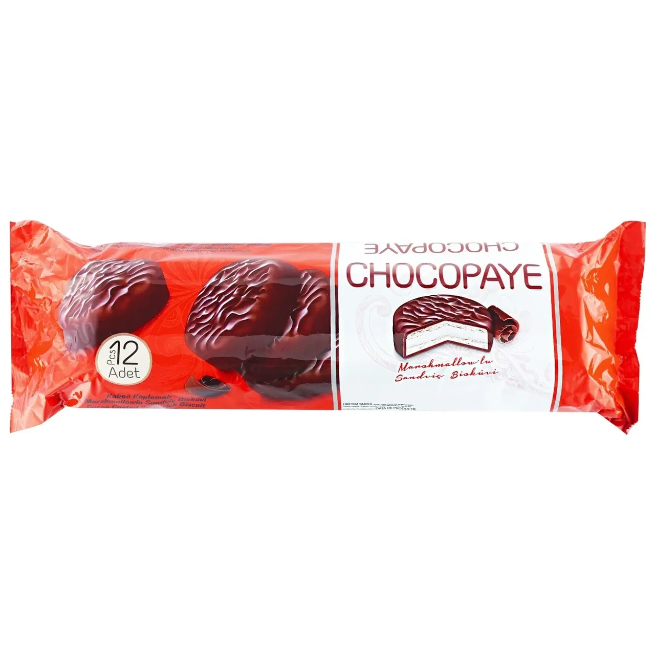 Печенье Chocopaye Cocoa and Marshmallows 216g, фото 1