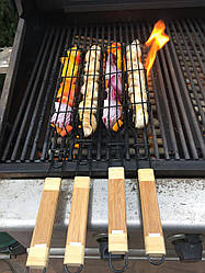 Портативний гриль-барбекю Edenberg UN-7806 Решітка для барбекю з нержавіючої сталі Антипригарний гриль