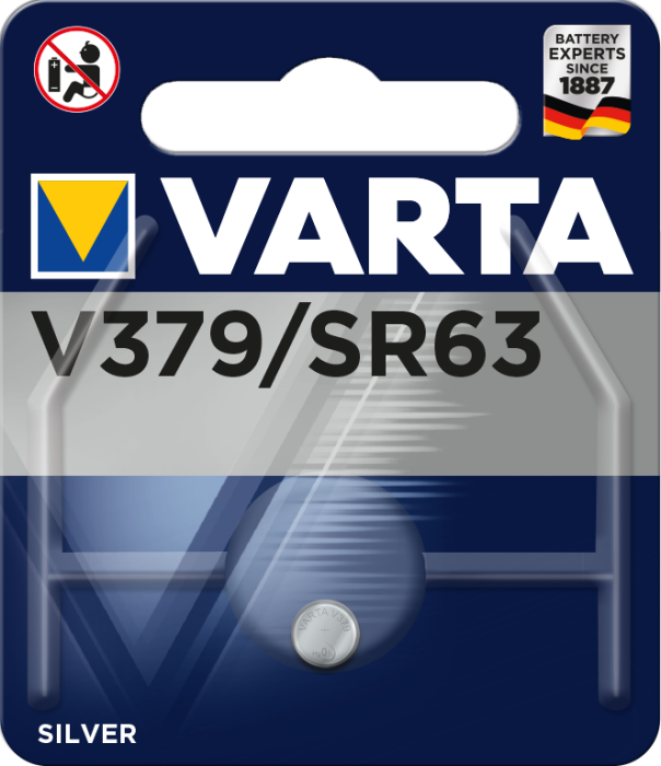 Батарейка VARTA SILVER V379 1.55V 15mAh.