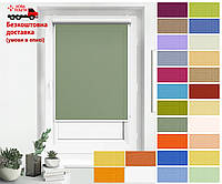 Рулонная штора Tanova Лен Все Цвета | Ролл шторы в гостиную (кассетная)