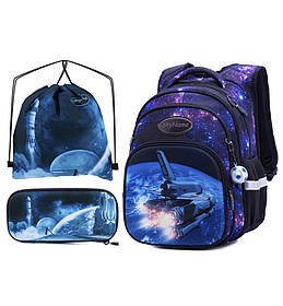 Рюкзак шкільний для хлопчиків SkyName R3-238 Full Set