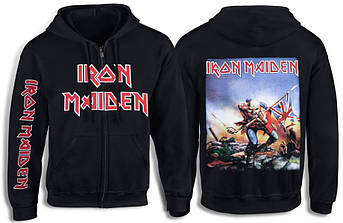 Толстовка на змійці IRON MAIDEN The Trooper, фото 1