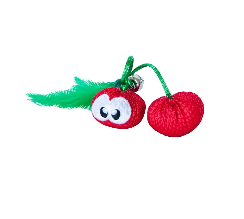 Іграшка для котів Petstages Dental Cherries (Вишня) 7х3х1,5 см (pt67833), фото 1