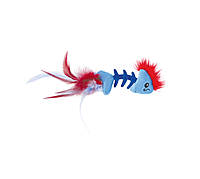 Іграшка для котів Petstages Feather Fish Bone Cat Toy рибка з пір ям 19см (pt90022)