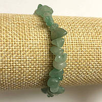 Браслет на резинці Нефрит крихта d-8мм+- купити біжутерію дешево оптом в інтернеті