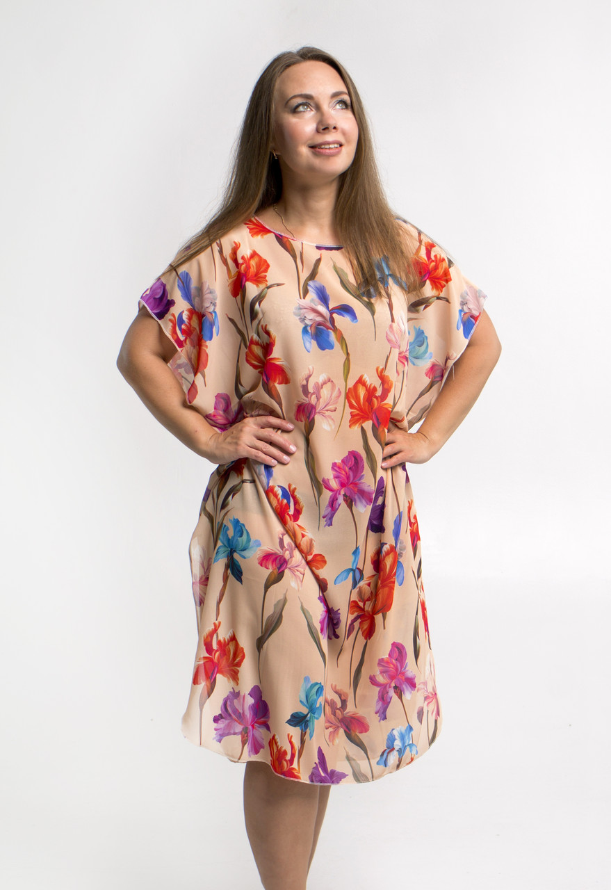 Тунка літня шифонова жіноча парео Касабланка, фото 1