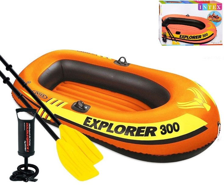 Intex 58332 Explorer 300 Set надувная лодка 211 х 117 х 41 см - фото 1 - id-p548712875