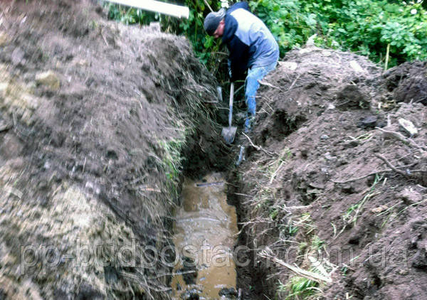 Монтаж дренажної системи в погребі Монтаж дренажної системи в погребі
