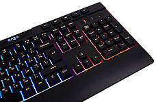 Клавіатура провідна ігрова ERGO KB-510 з підсвіткою Чорний, фото 6