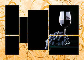 Модульна картина "Бакал вина"
