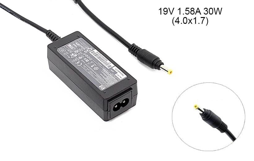 Блок живлення до ноутбука HP 19v 1.58a 30w 4.0x1.7mm (B class) 1 день гар.