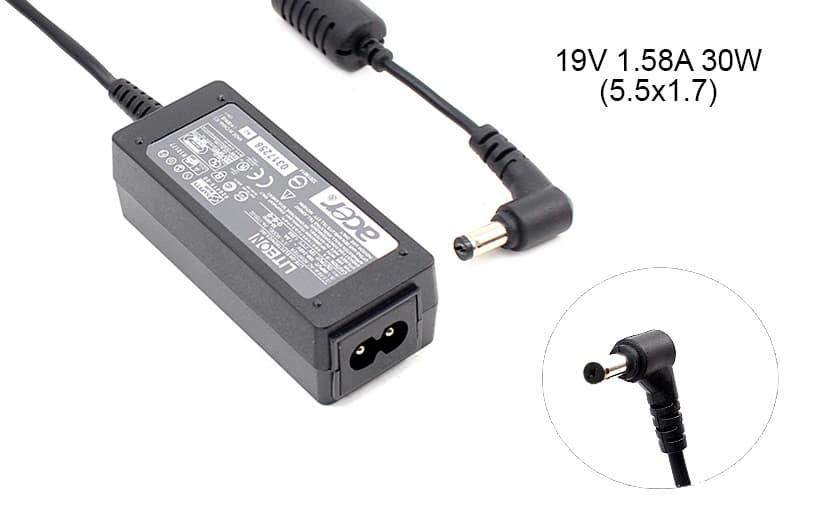 Блок живлення до ноутбука Acer 19v 1.58a 30w 5.5x1.7mm (B class) 1 день гар.