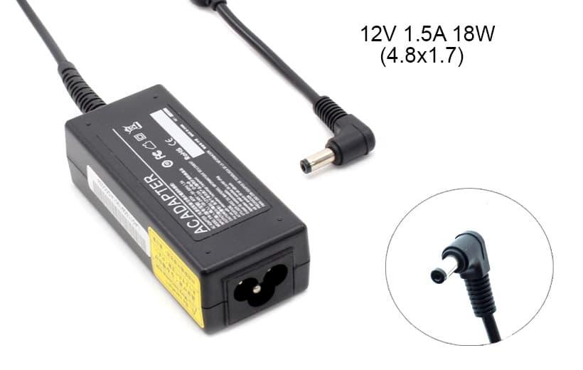 Блок живлення до ноутбука Asus 12v 1.5a 18w 4.8x1.7mm (Як оригінал) 1 день гар.