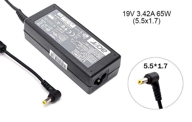 Блок живлення до ноутбука Benq 19v 3.42a 65w 5.5x1.7mm (Як оригінал) 1 день гар.