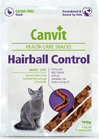 Canvit Hairball Control Лакомства для вывода шерсти из желудка кошек 100 граммов