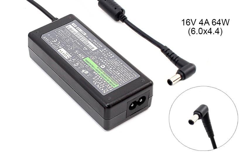 Блок живлення до ноутбука Fujitsu 16v 3.5a 56w 6.0x4.4 or 6.5x4.0mm (+pin) (B class) 1 день гар.