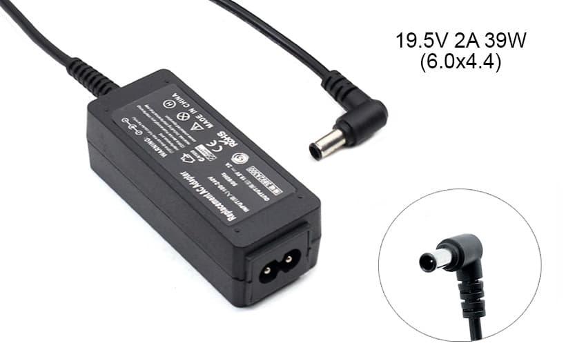 Блок живлення до ноутбука Sony 19.5v 2a 39w 6.0x4.4 or 6.5x4.0mm (+pin) (B class) 1 день гар.