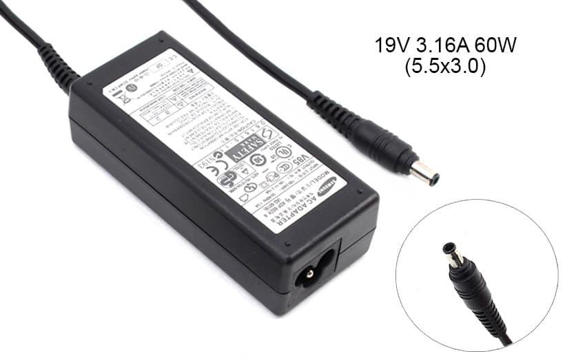 Блок живлення до ноутбука Fujitsu 19v 3.16a 60w 5.5x3.0 or 5.0x3.0mm (+pin) (Як оригінал) 1 день гар.
