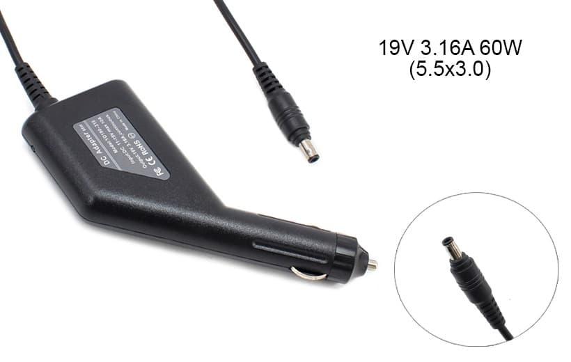 Блок живлення до ноутбука HP 19v 3.16a 60w 5.5x3.0 or 5.0x3.0mm (+pin) (A class (Авто)) 1 день гар.