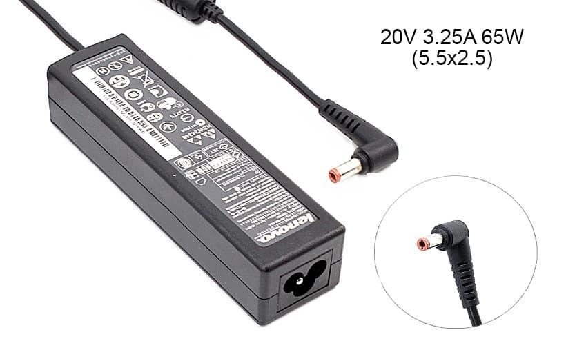 Блок живлення до ноутбука Lenovo 20v 3.25a 65w 5.5x2.5mm (Як оригінал) 1 день гар.
