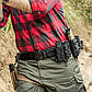 Ремінь тактичний військовий чорний/black MOLLE потрійний L, фото 6