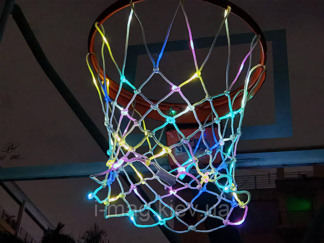 Світлодіодний баскетбольний кошик сітка преміум якість