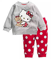 Детская пижама для девочки 100% Хлопок Miss Kitty 5 лет. Рост 110см.