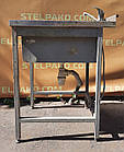 Мийка 1-секційна з нержавіючої сталі, на метал. основі, 600х700х850 мм., Б/у, фото 5