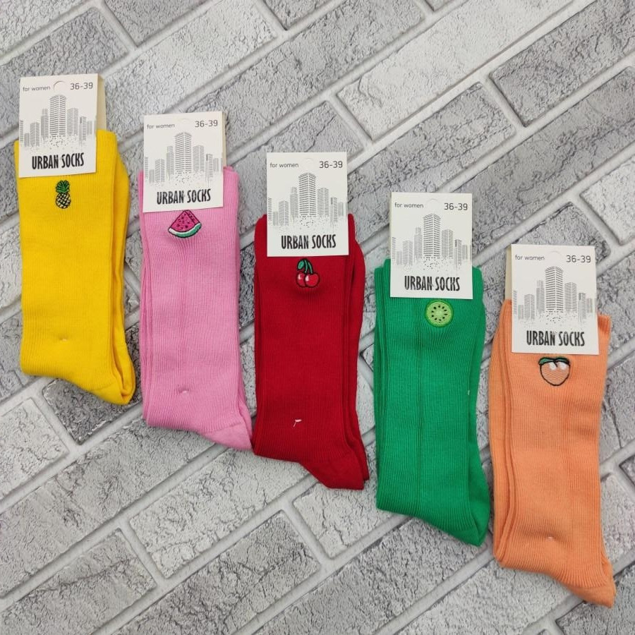 Шкарпетки жіночі високі весна/осінь асорті 36-39 URBAN SOCKS 30035883