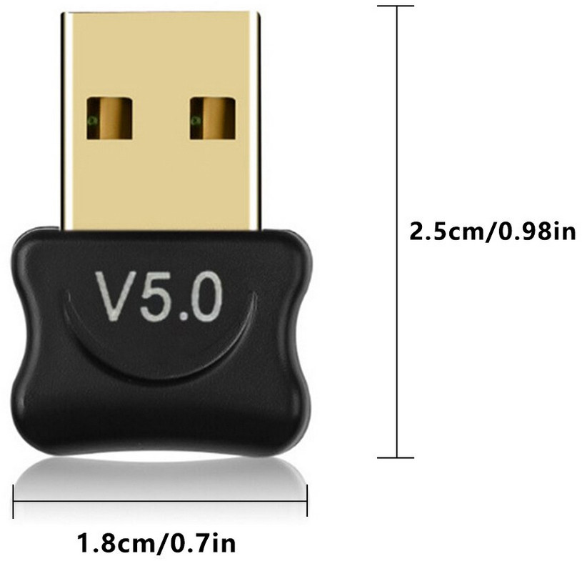 Адаптер Mini Wireless Usb Bluetooth CSR 5.0 Dongle - фото 2 - id-p1651731157