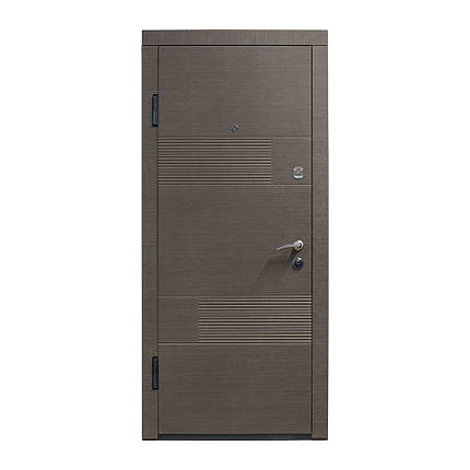 Двері вхідні Міністерство дверей ПЗ-58 960мм Венге сірий горизонт термопал, фото 2