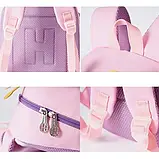 Дитячий рюкзак дошкільний і для 1 класу, портфель для дівчаток із метеликом HAMI оригінал — Рожевий, фото 8
